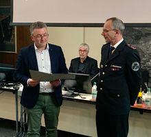 Ernennung des Ehrenkommandanten Wolfgang Eissler